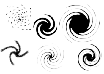 twirls brushes preview