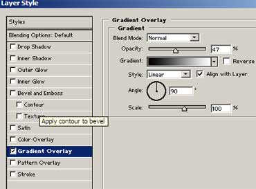 gradient overlay settings