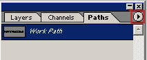 photoshop paths tab