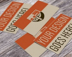 Free Business Card Mockup by nhaugaard preview