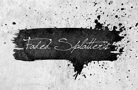  Free Faded Splatters Brush Set preview