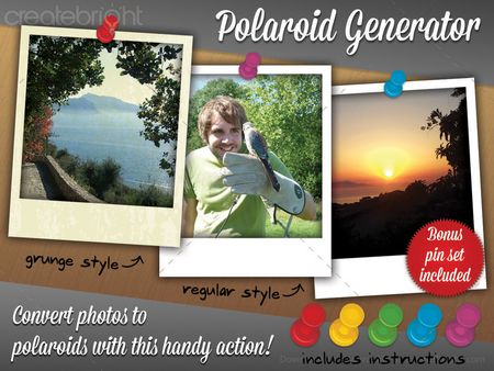 Polaroid Generator Action preview